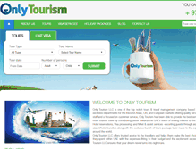 Tablet Screenshot of onlytourism.com